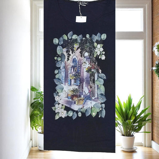 3914- T-SHIRT MANICHE CORTE