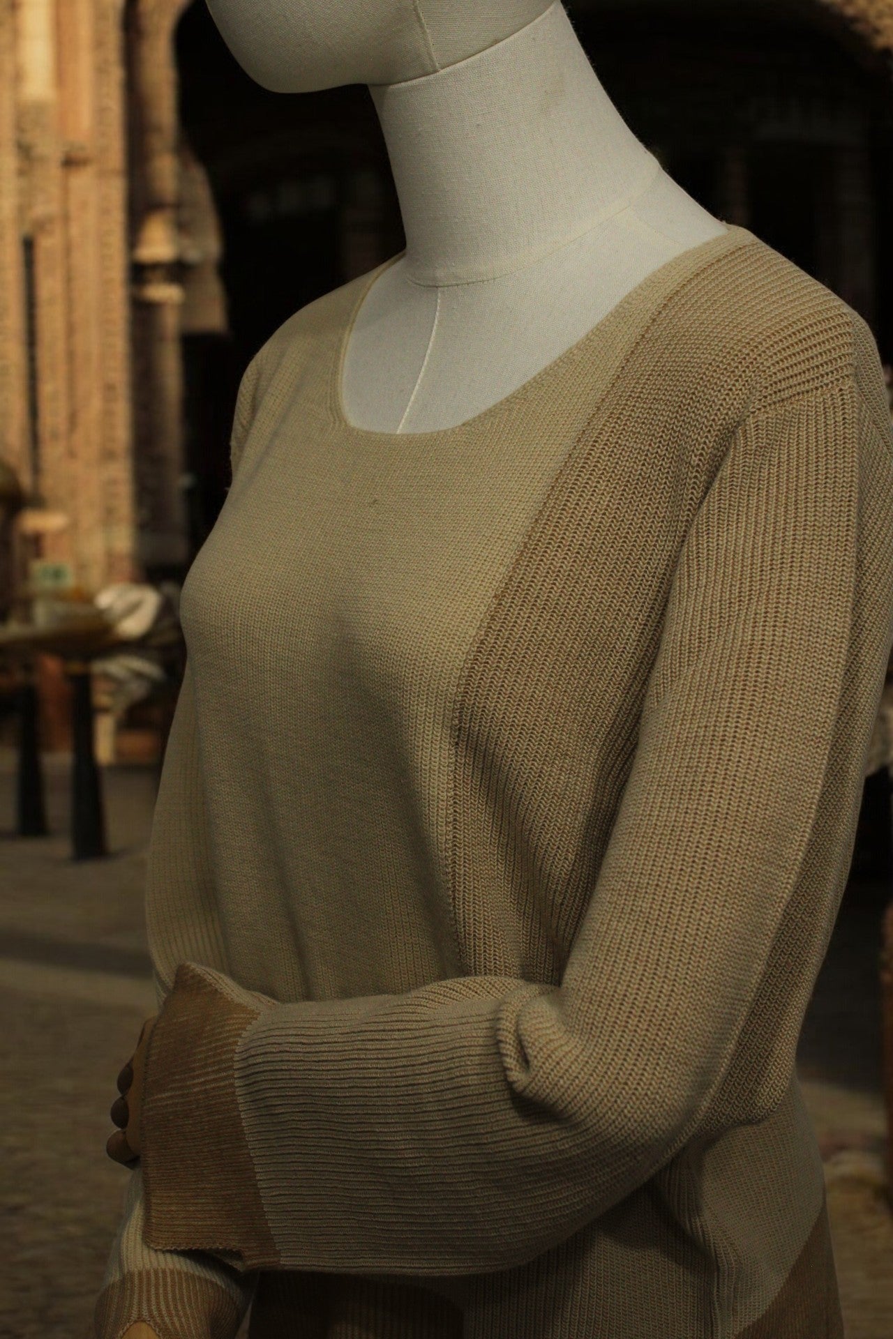 Girocollo P.Pannocchia beige