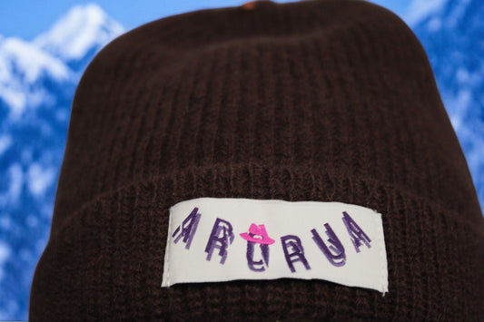 Berretto Cashmere Marrone