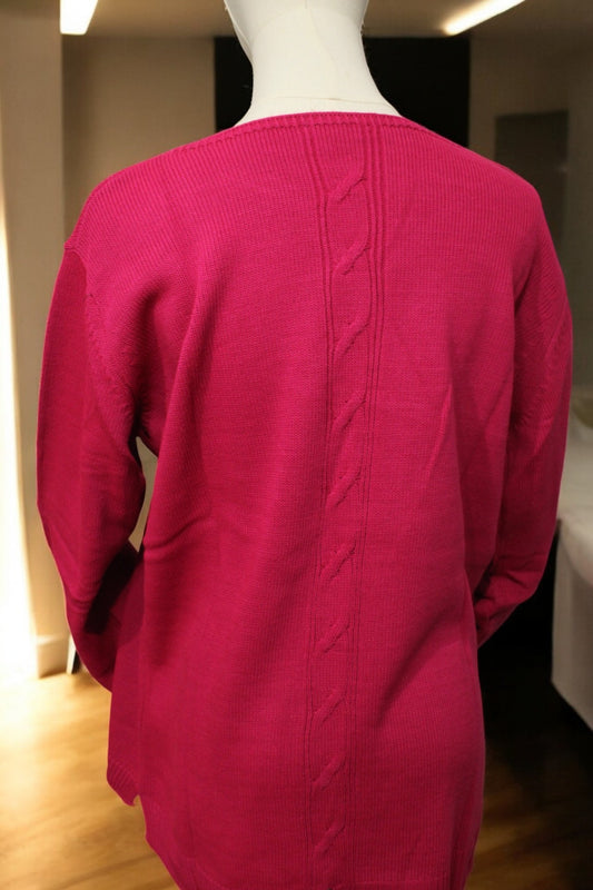 Girocollo Trecce Fuxia