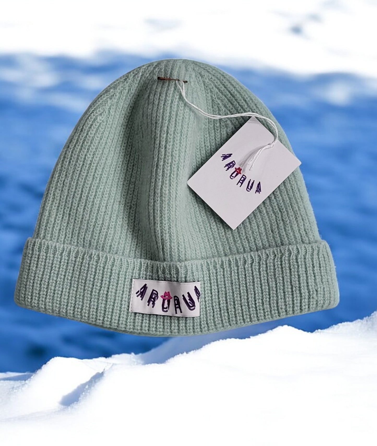 Berretto Cashmere VerdeAcqua