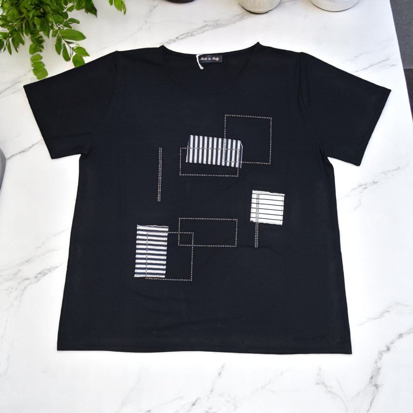 3908 - T-SHIRT MANICHE CORTE