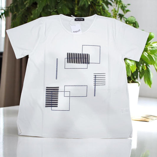 3908 - T-SHIRT MANICHE CORTE