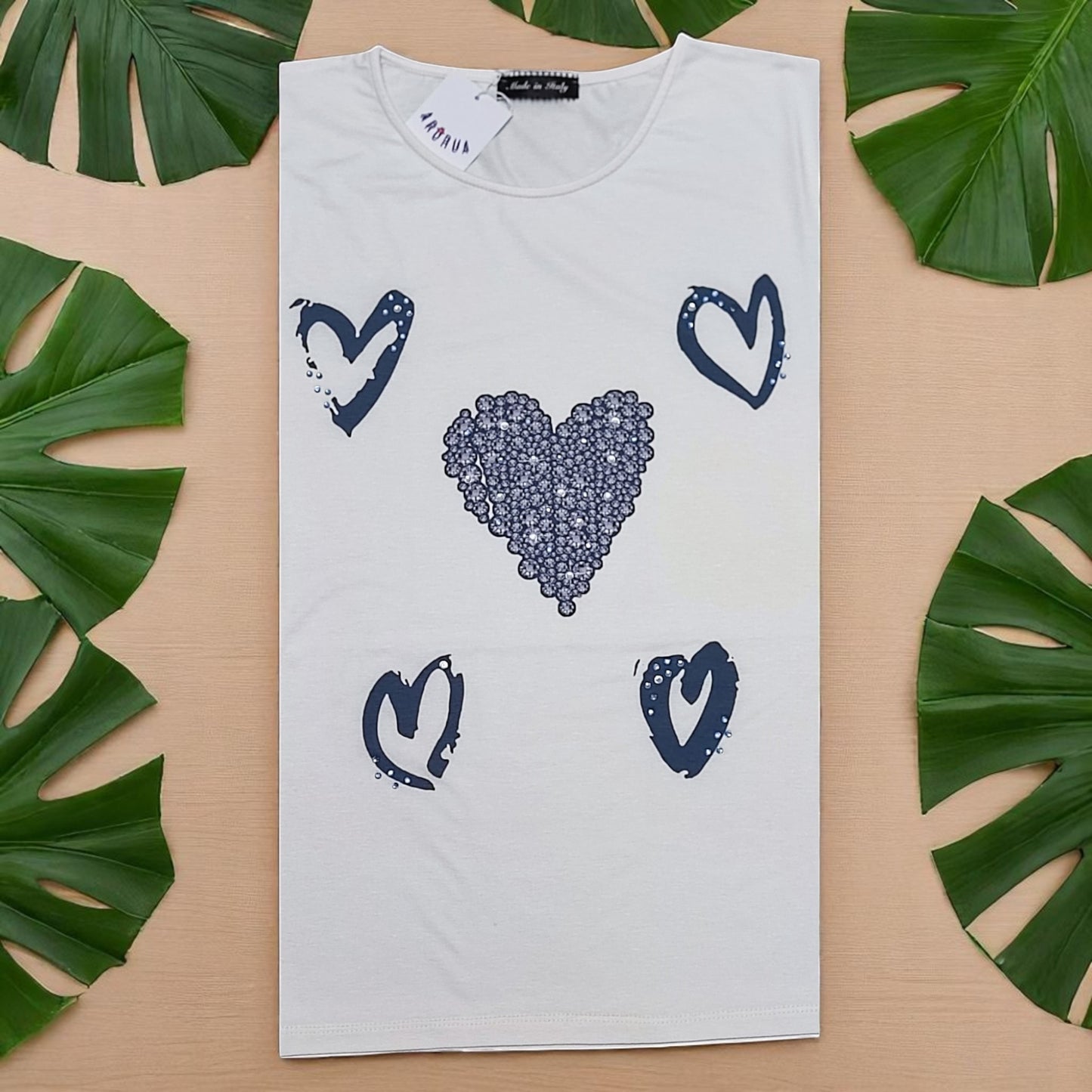 3913 - T-SHIRT MANICHE CORTE