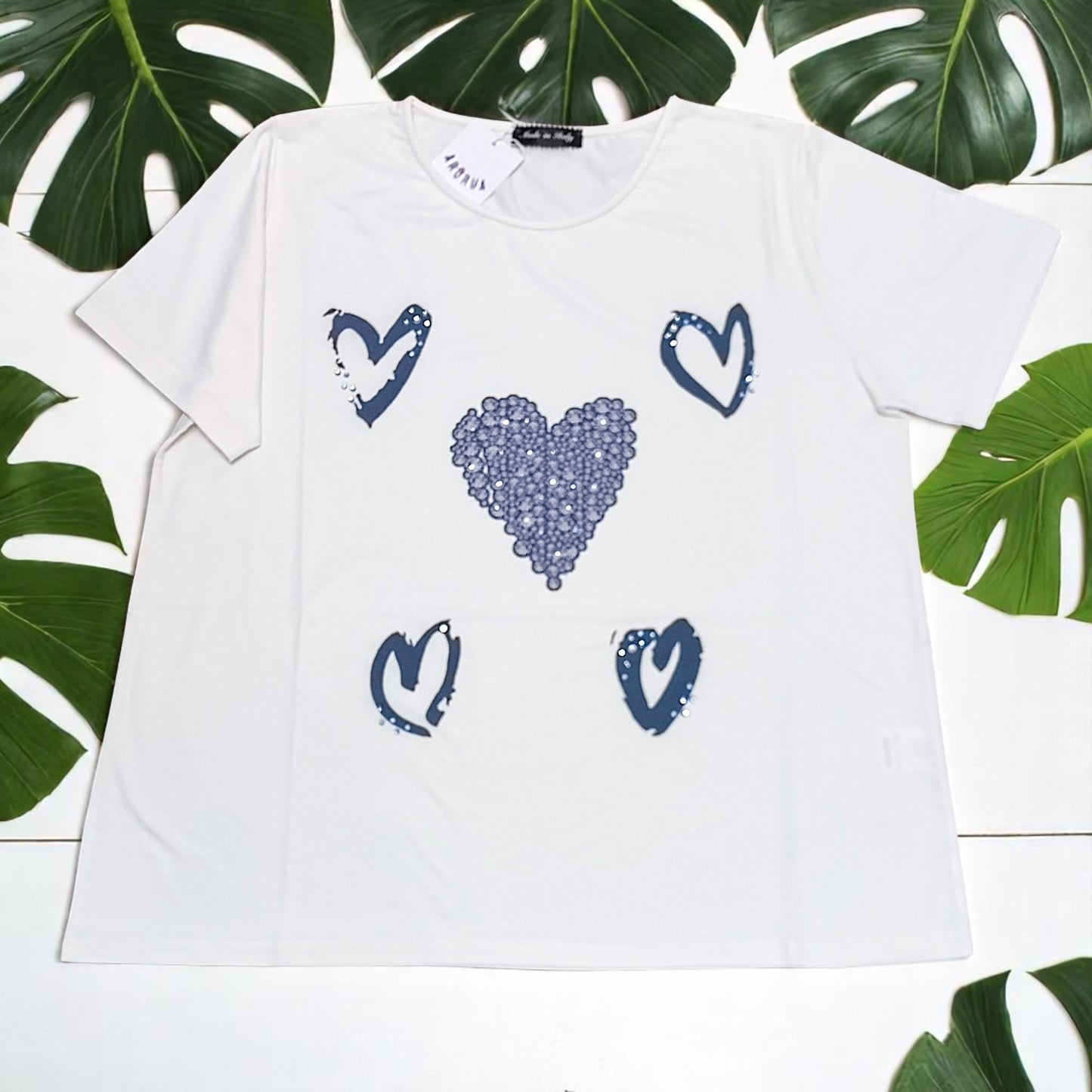 3913 - T-SHIRT MANICHE CORTE