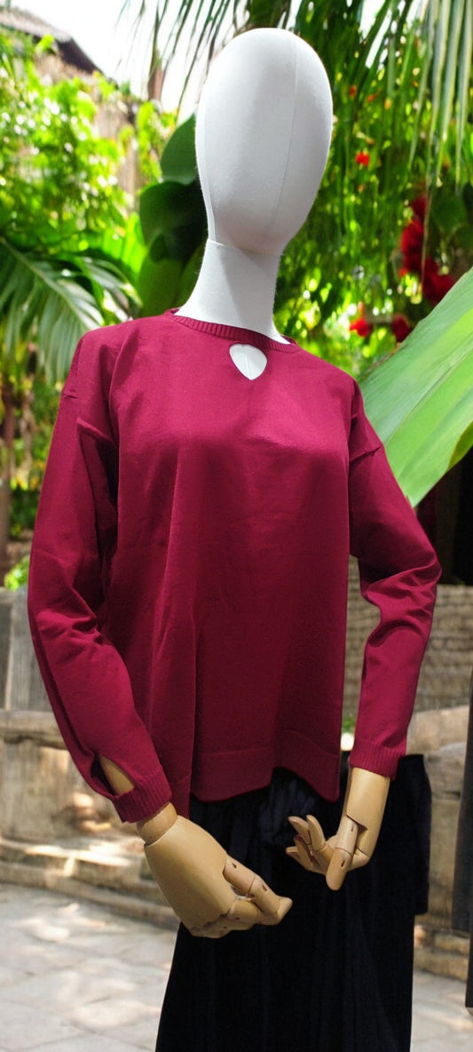 Girocollo Goccia Rosso