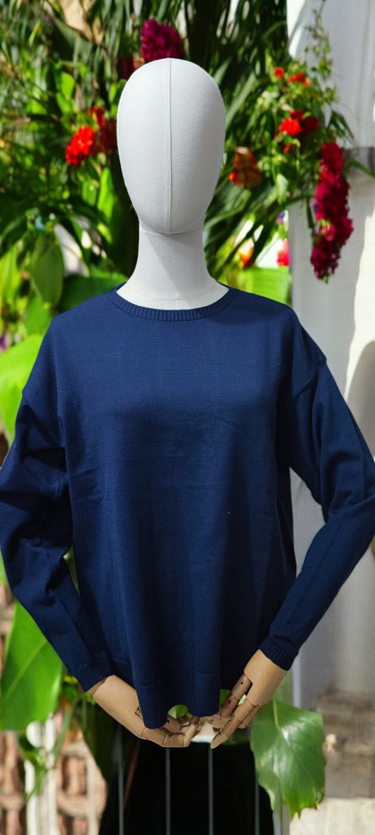 Girocollo Blu