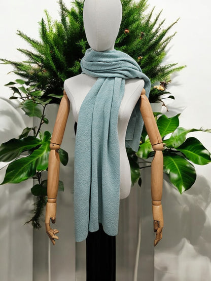 Sciarpa azzurra m/lana