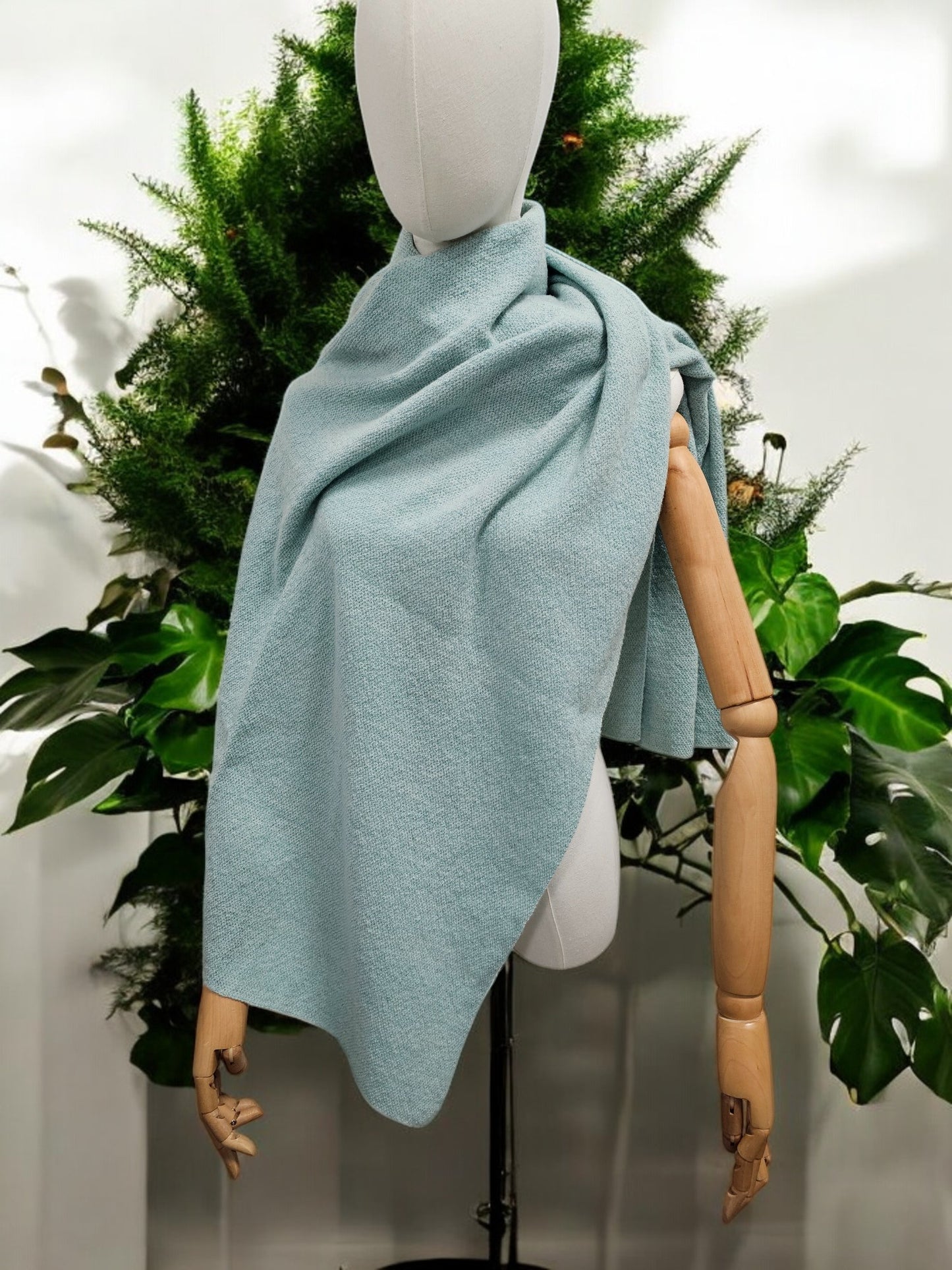 Sciarpa azzurra m/lana