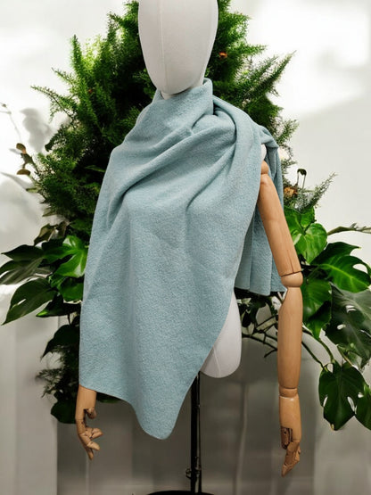 Sciarpa azzurra m/lana