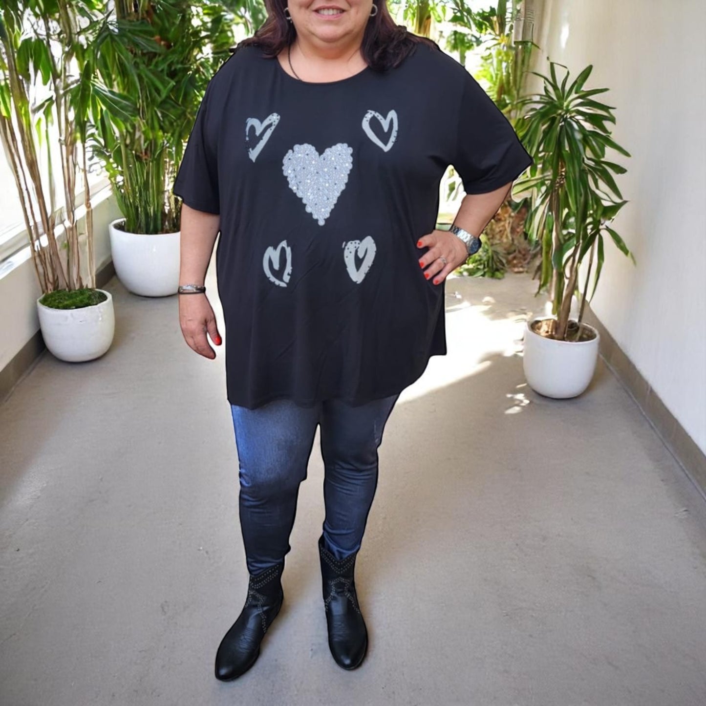 3913 - T-SHIRT MANICHE CORTE