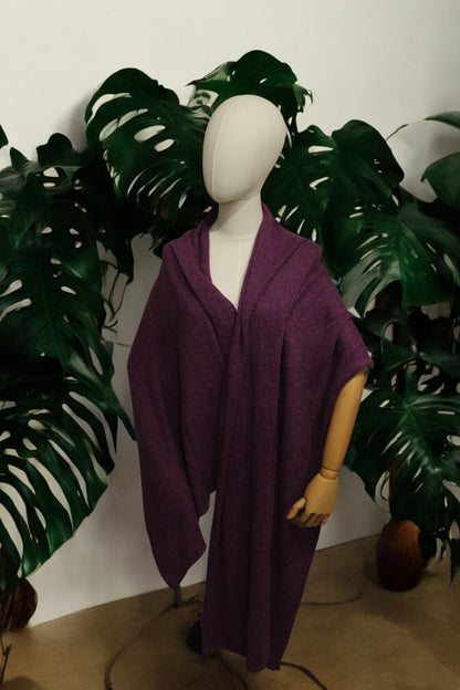 Sciarpa Melanzana 100% mohair