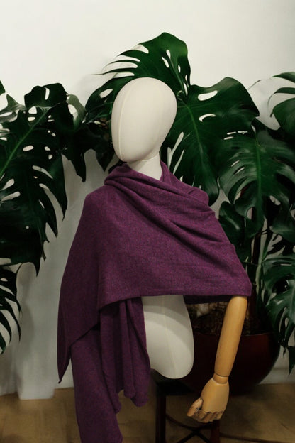Sciarpa Melanzana 100% mohair