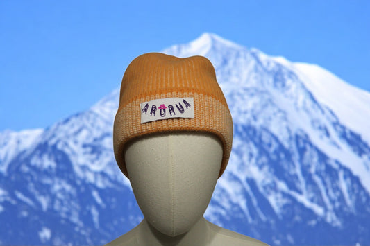 Berretto Cashmere Oro/Panna