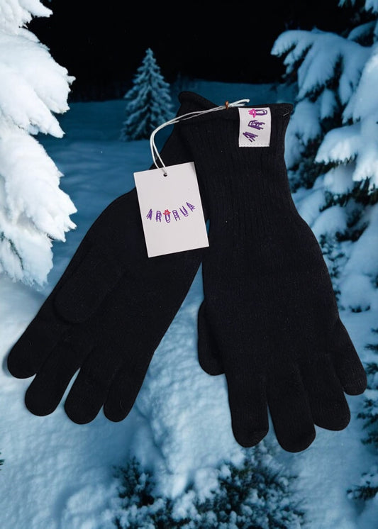 Guanto Cashmere Blu Notte