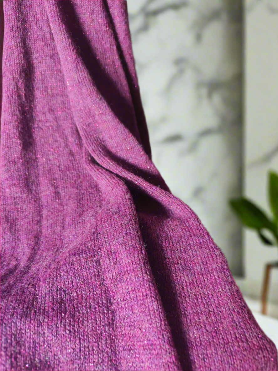 Sciarpa Melanzana 100% mohair
