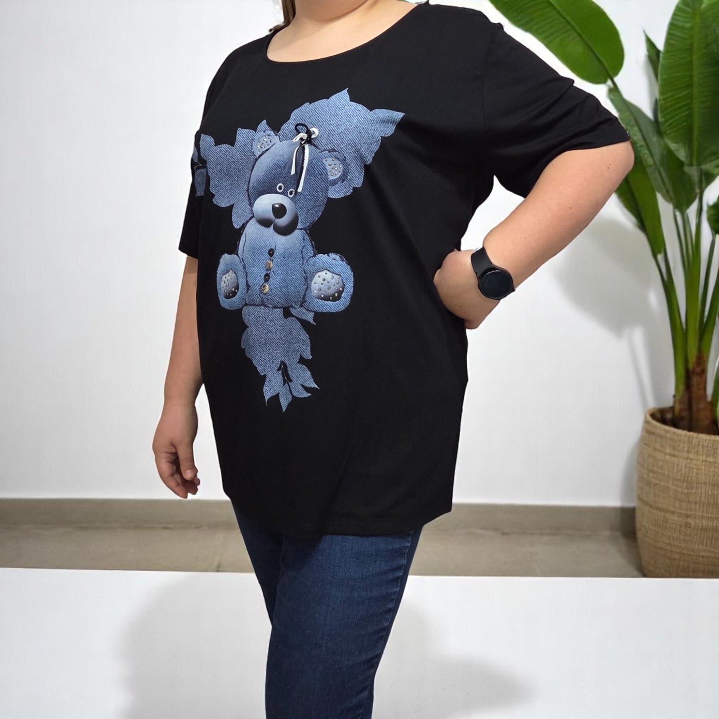 3907- T-SHIRT MANICHE CORTE